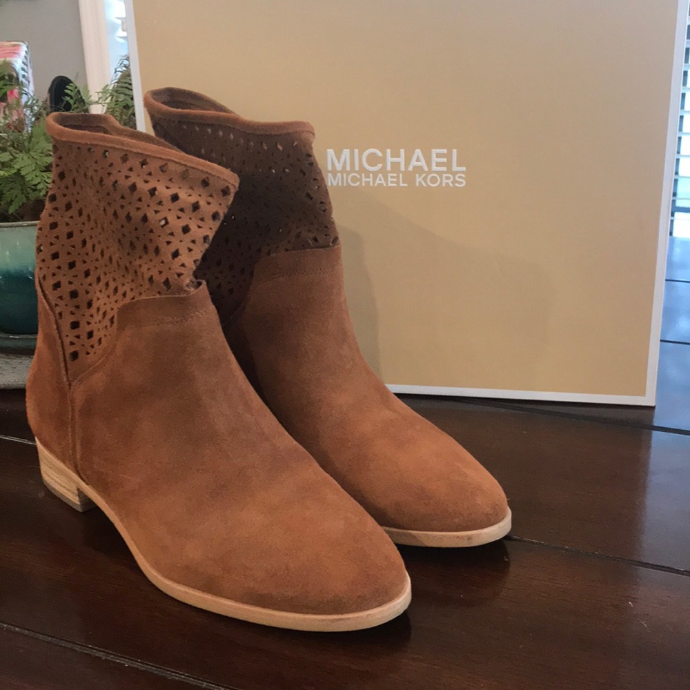 Michael Kors Suede Sunny Bootie - Picture 1 of 7